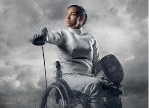 wheelchair fencer